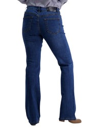 Outback Filly Tan Stitch Bootcut Jeans - Medium