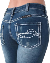 'Edgy' Classic Fit Bootcut Jeans