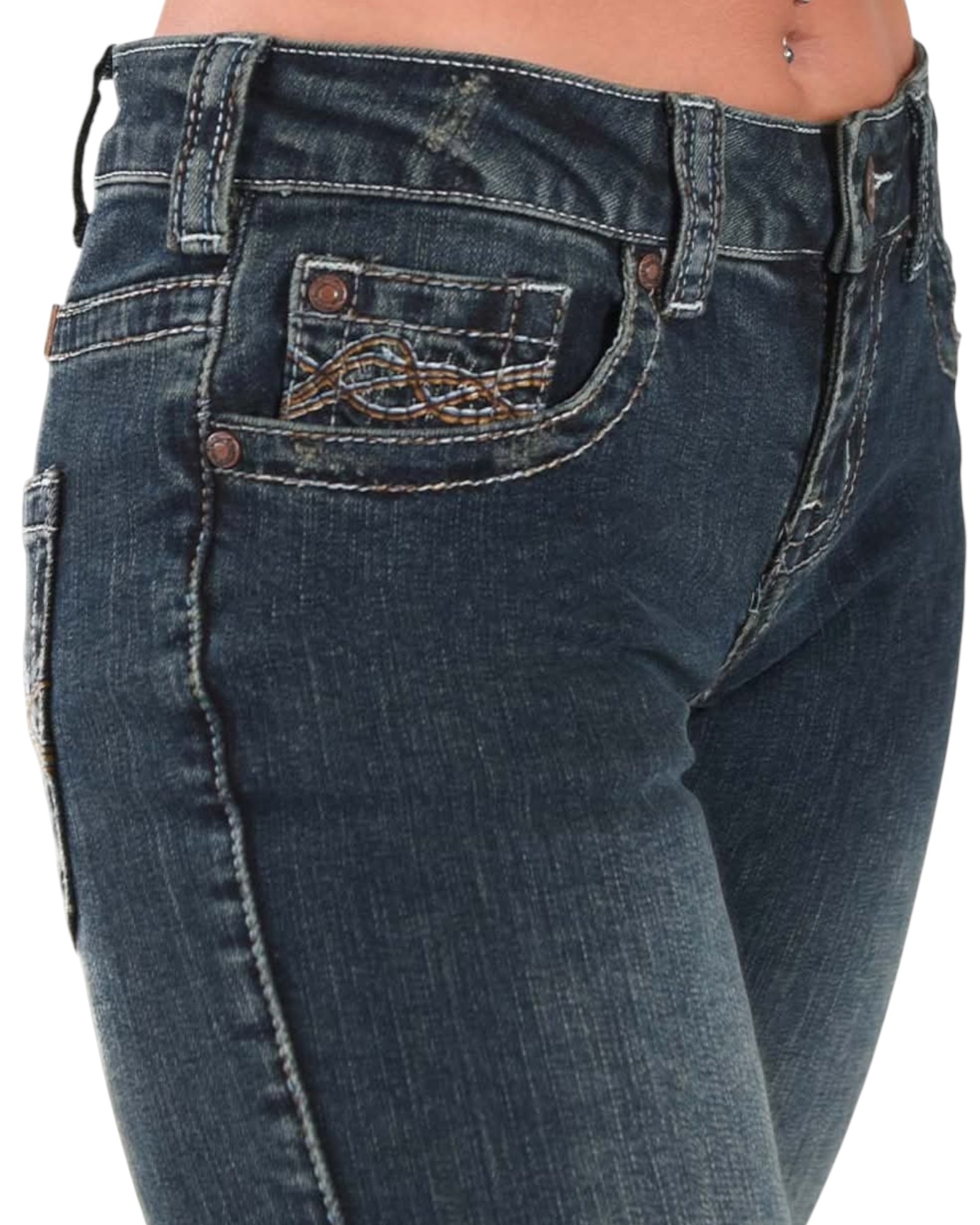 DFMI Dark Classic Fit Bootcut Jeans