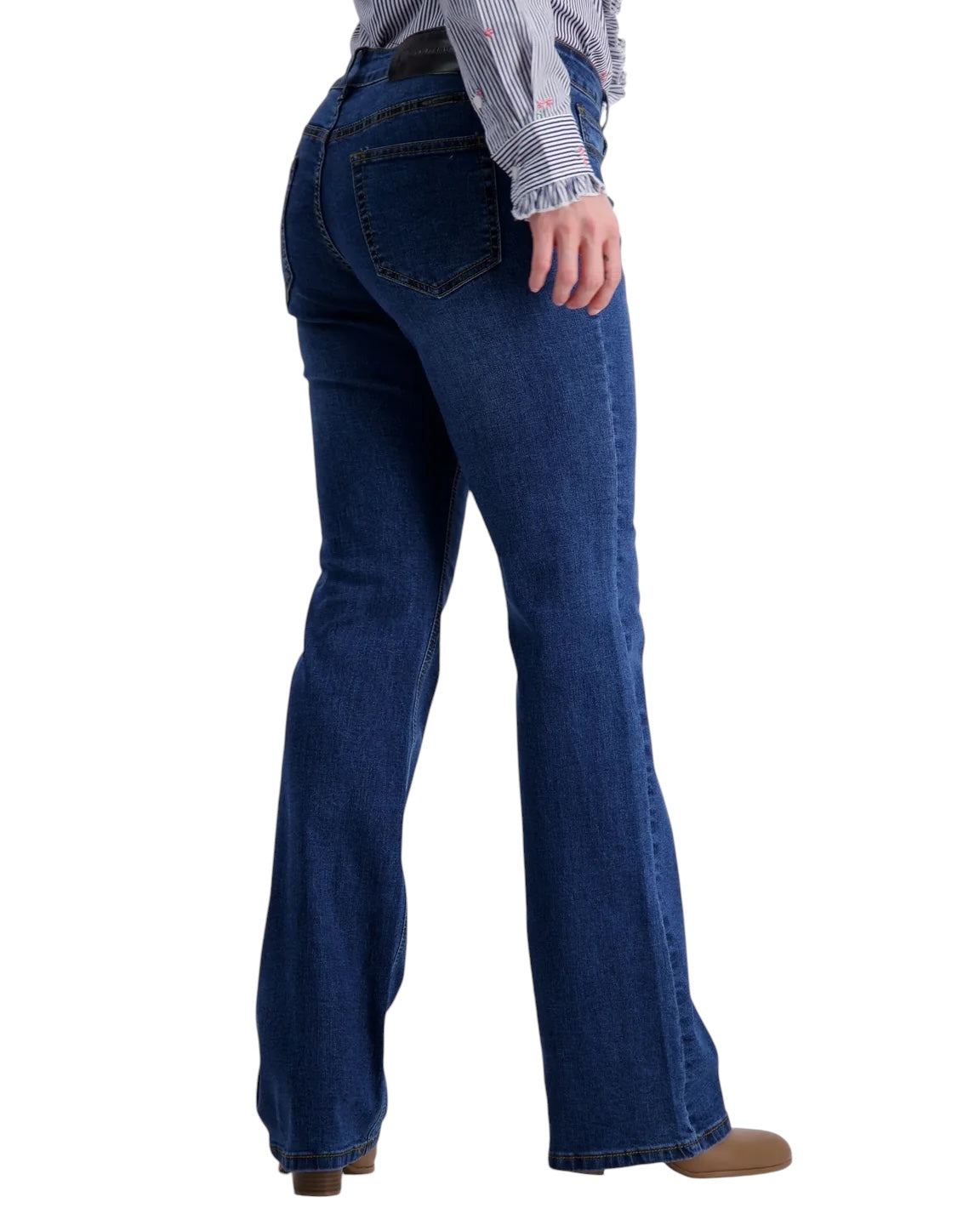 Outback Filly Tan Stitch Bootcut Jeans - Medium