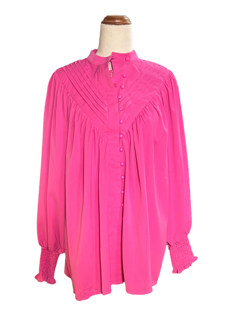 'Karli' Button Up Shirt - Pink