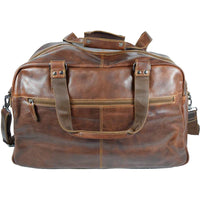 'Voyager' Leather Duffle Bag - Sandel