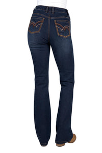 'Sam' High Rise Bootcut Jeans