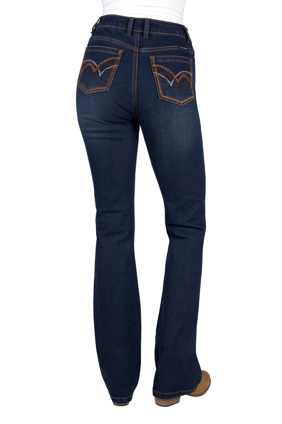 'Sam' High Rise Bootcut Jeans