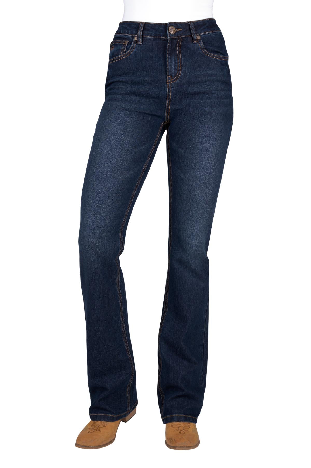 'Sam' High Rise Bootcut Jeans