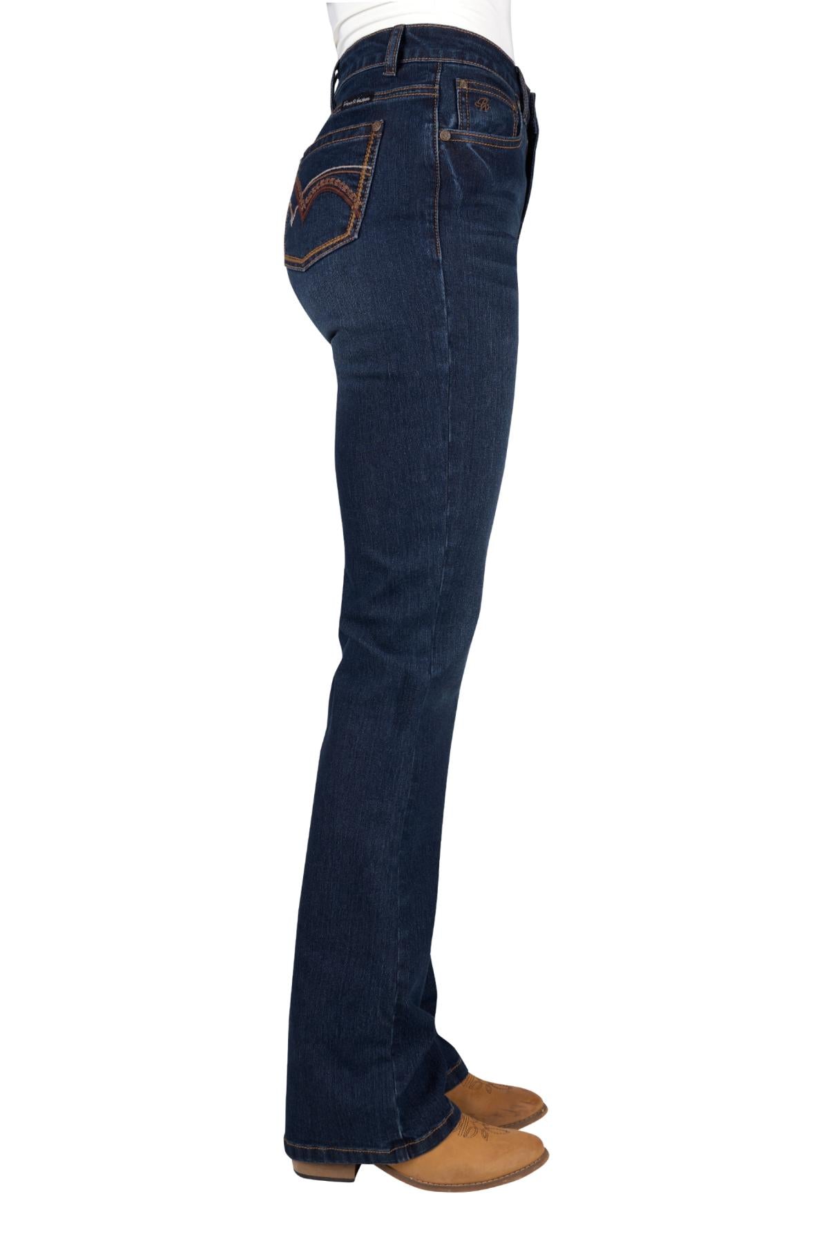 'Sam' High Rise Bootcut Jeans
