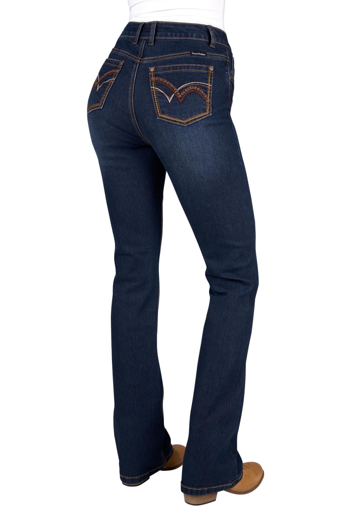 'Sam' High Rise Bootcut Jeans