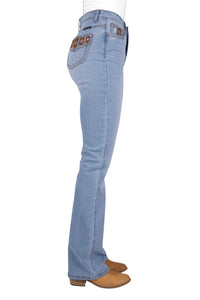 'Liz' High Rise Bootcut Jeans