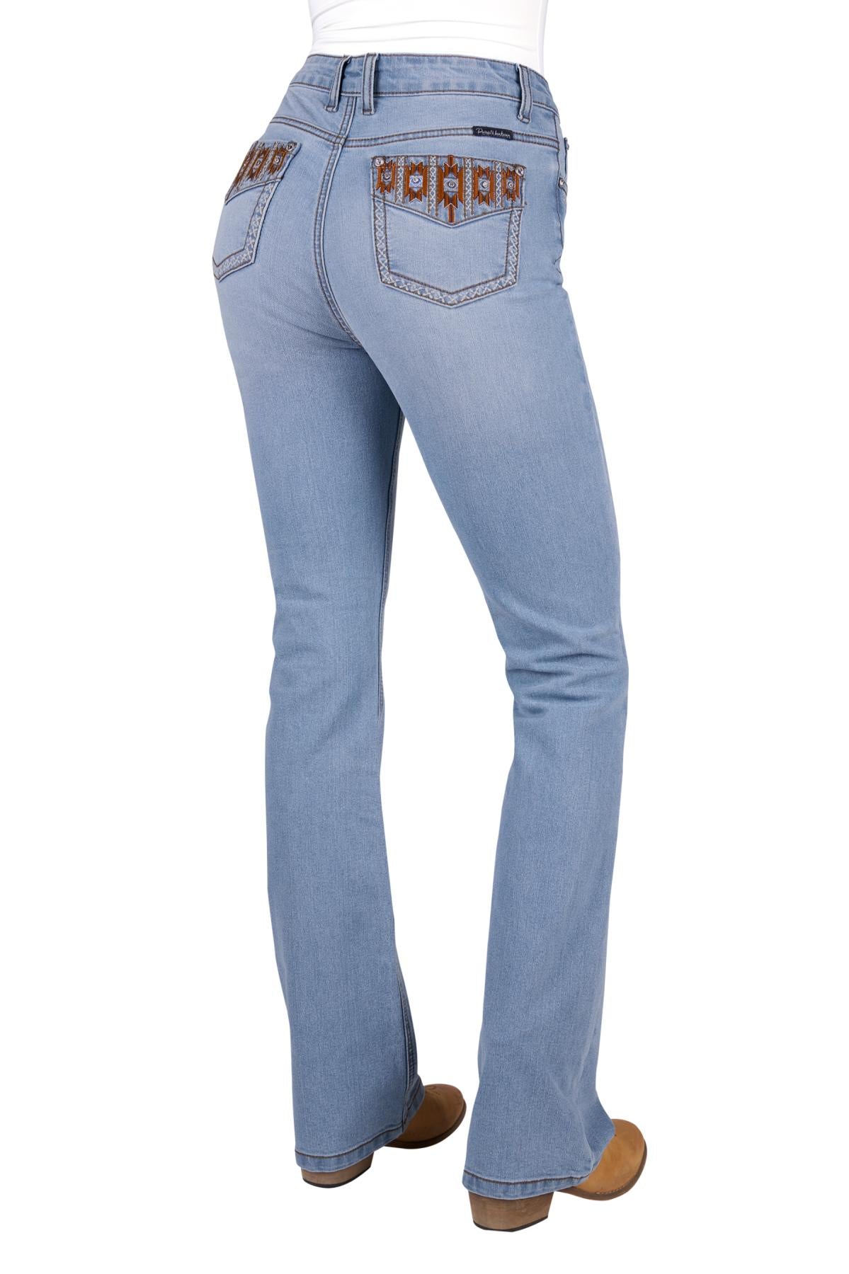 'Liz' High Rise Bootcut Jeans