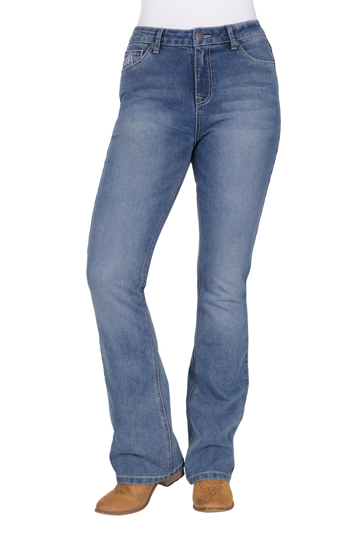 'Pam' High Rise Bootcut Jeans