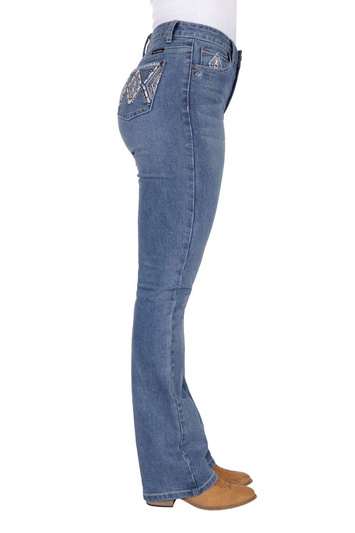 'Pam' High Rise Bootcut Jeans