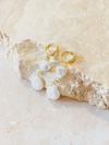 Aura Pearl Earrings - Gold