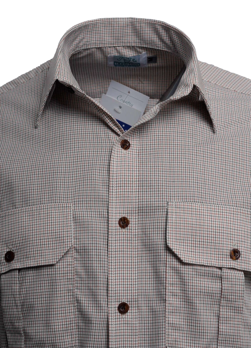 [SALE] Check Countryman Longsleeve Button Up Shirt - Fawn