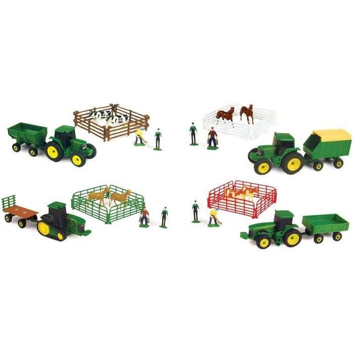 John Deere 10 Piece Mini Farm Set - Assorted