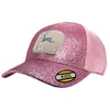 JD Vintage Logo Glitter Mesh Trucker Cap - Kids