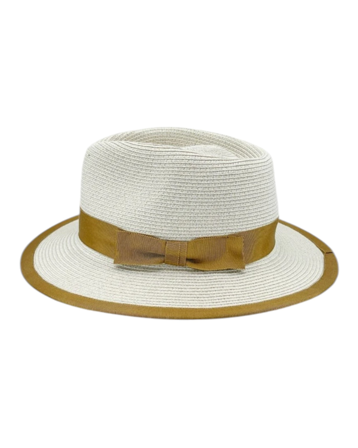 Boston Fedora - Beige/Caramel