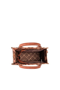 Wrangler Aztec Southwestern Crossbody Bag - Brown