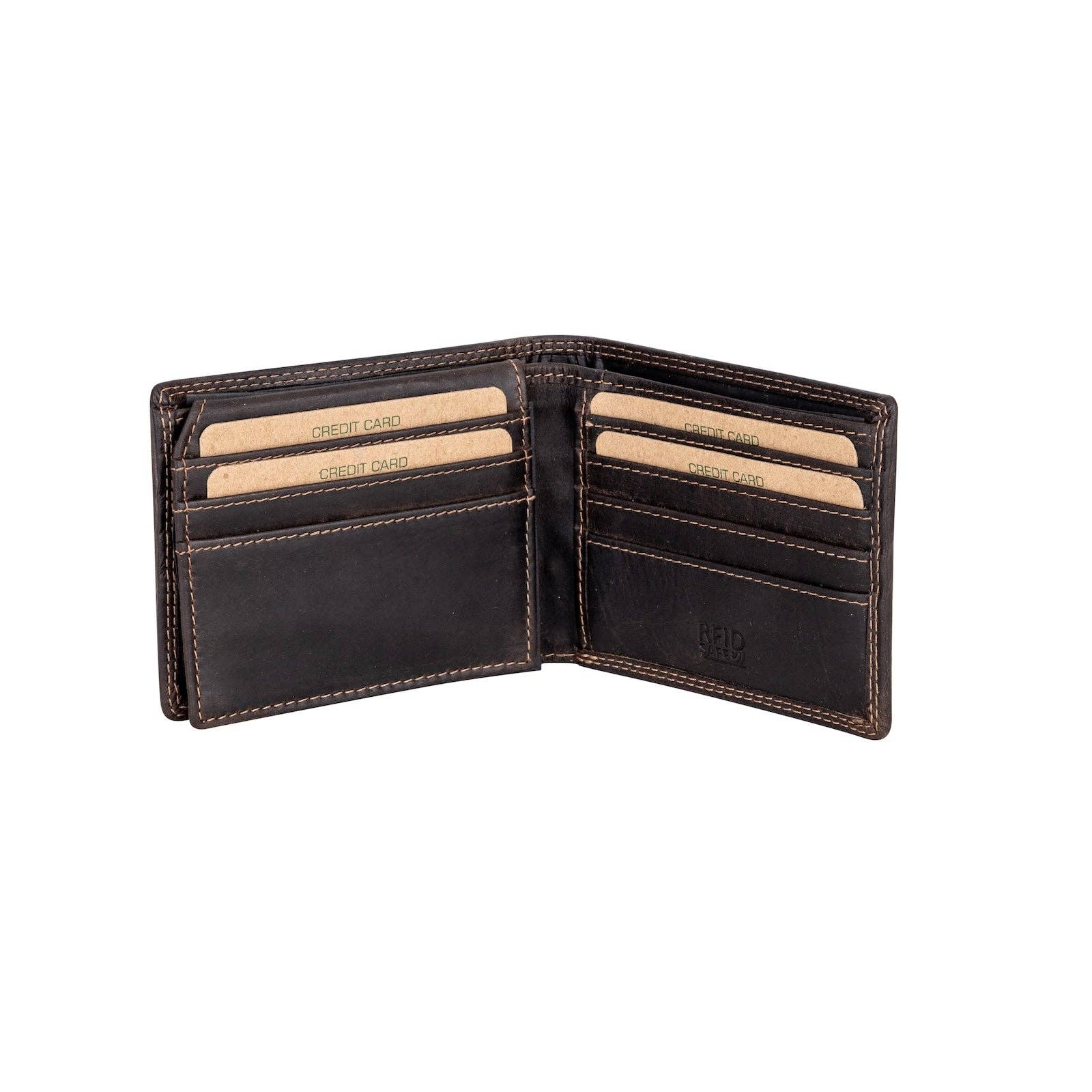 'Samson' RFID Leather Wallet – Brown