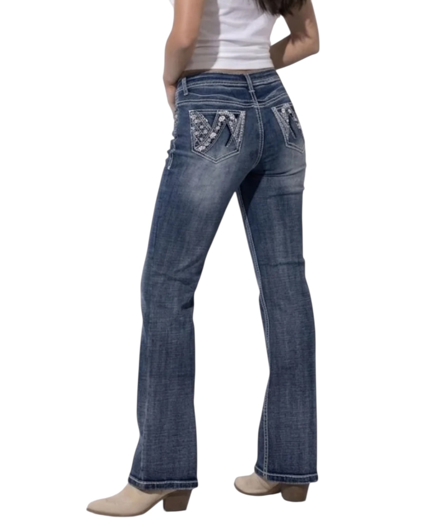 ‘Lockyer' High Rise Bootcut Jeans