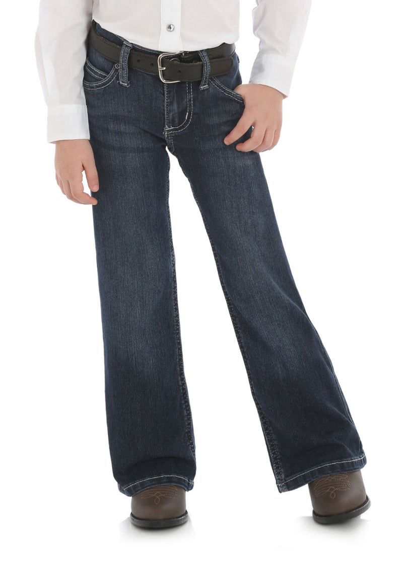 Girls Retro Bootcut Jeans - Indigo