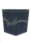 Girls Retro Bootcut Jeans - Indigo