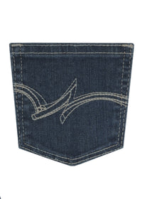 Girls Retro Bootcut Jeans - Indigo