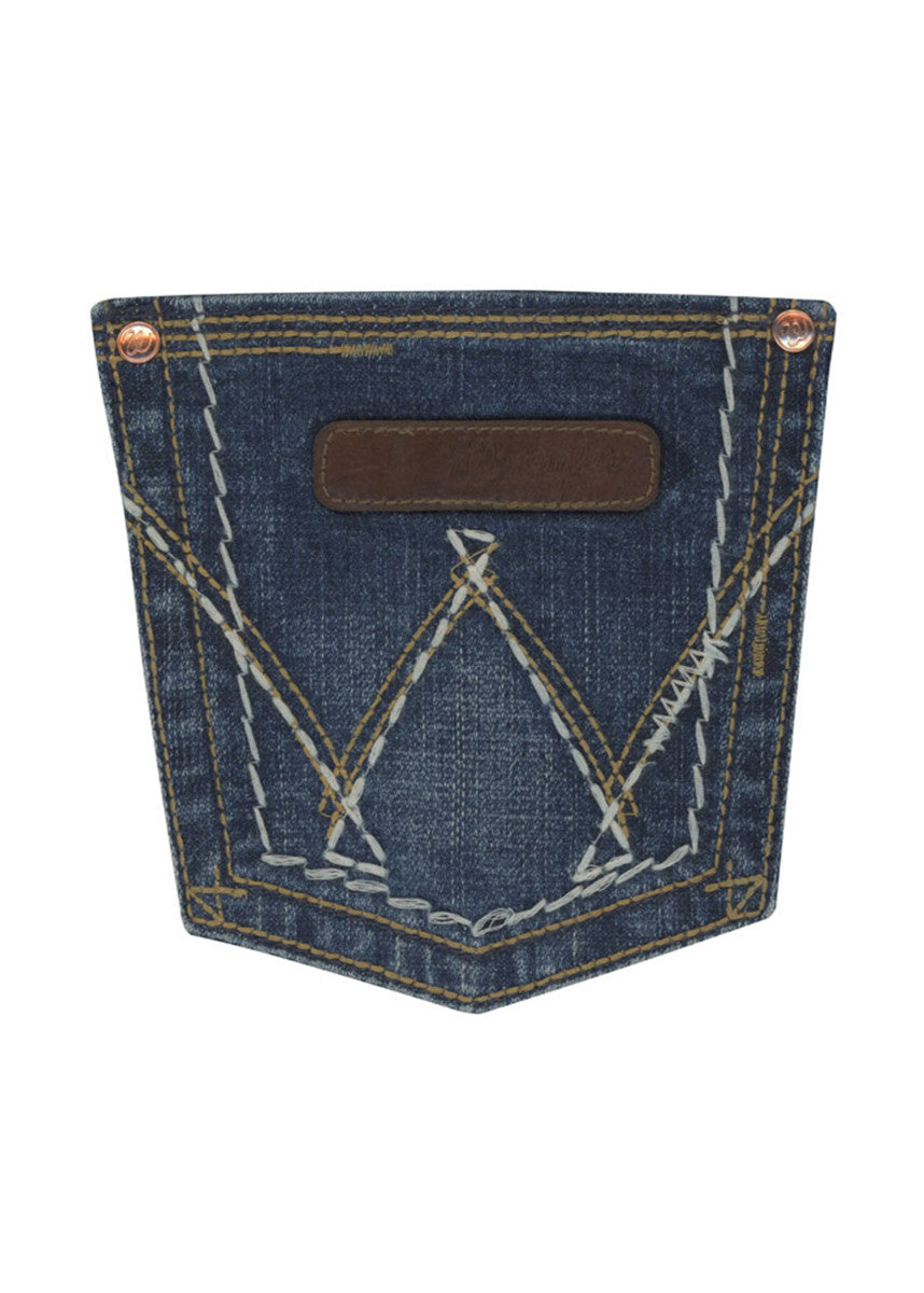 Girls Retro Bootcut Jeans - Indigo