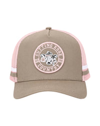 CEC Stone & Pink Logo Trucker Cap