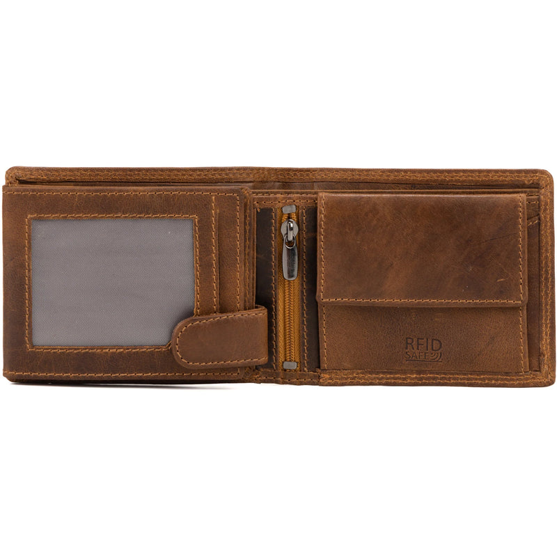 'Judd' Mens Wallet - Camel