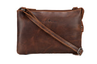 Leather Clutch / Crossbody Bag - Sandel