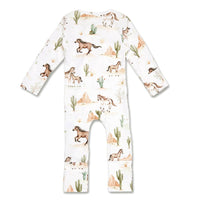 Wild Horses Snugglesuit Convertible Romper