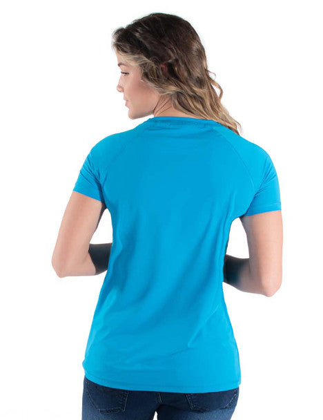 Breathe Instant Cooling UPF Tee - Turquoise