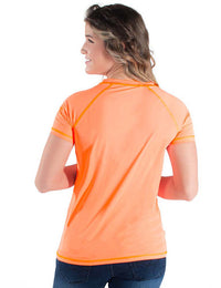 Breathe Instant Cooling UPF Tee - Coral