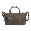 The Weekender Leather Duffle Bag - Brown