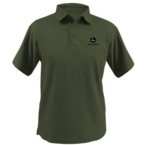John Deere Polo Shirt - Olive