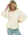 'Sarah' Top - Yellow