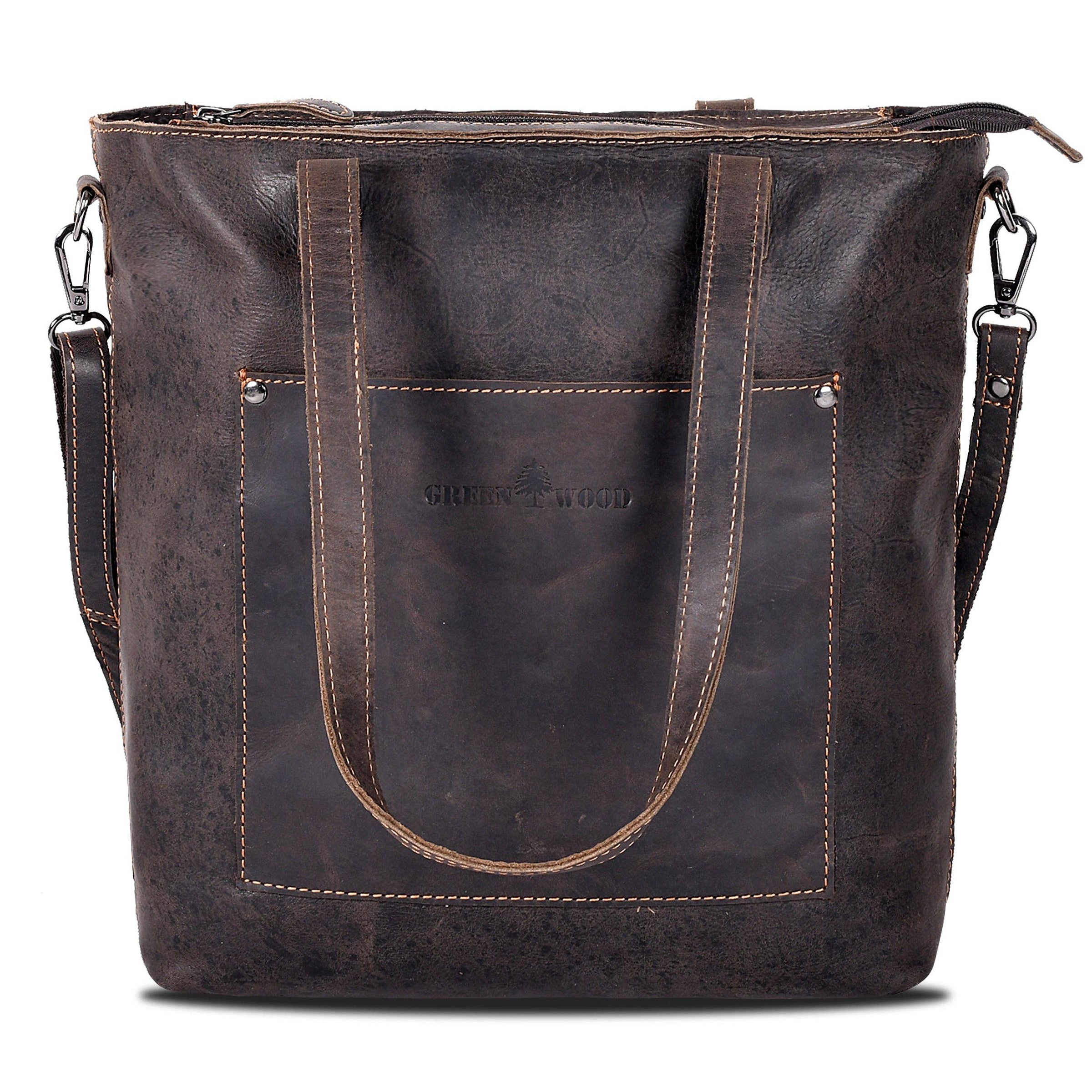‘Bunbury’ Classic Leather Tote Bag