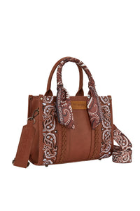 Wrangler Paisley Crossbody Bag - Brown