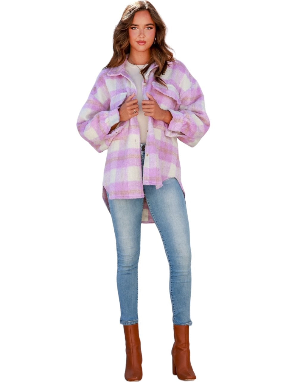 'Tishari’ Shacket - Lilac