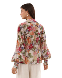 'Tara' Longsleeve Top - Floral