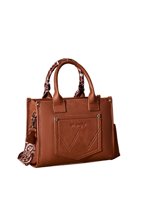 Wrangler Paisley Crossbody Bag - Brown