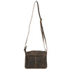 'Gisborne' Leather Crossbody Shoulder Bag - Brown