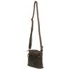 'Gisborne' Leather Crossbody Shoulder Bag - Brown