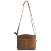 'Gisborne' Leather Crossbody Shoulder Bag - Sandel