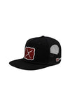 High Profile Buckle Trucker Cap - Black