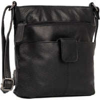 'Linde' Shoulder Bag - Black