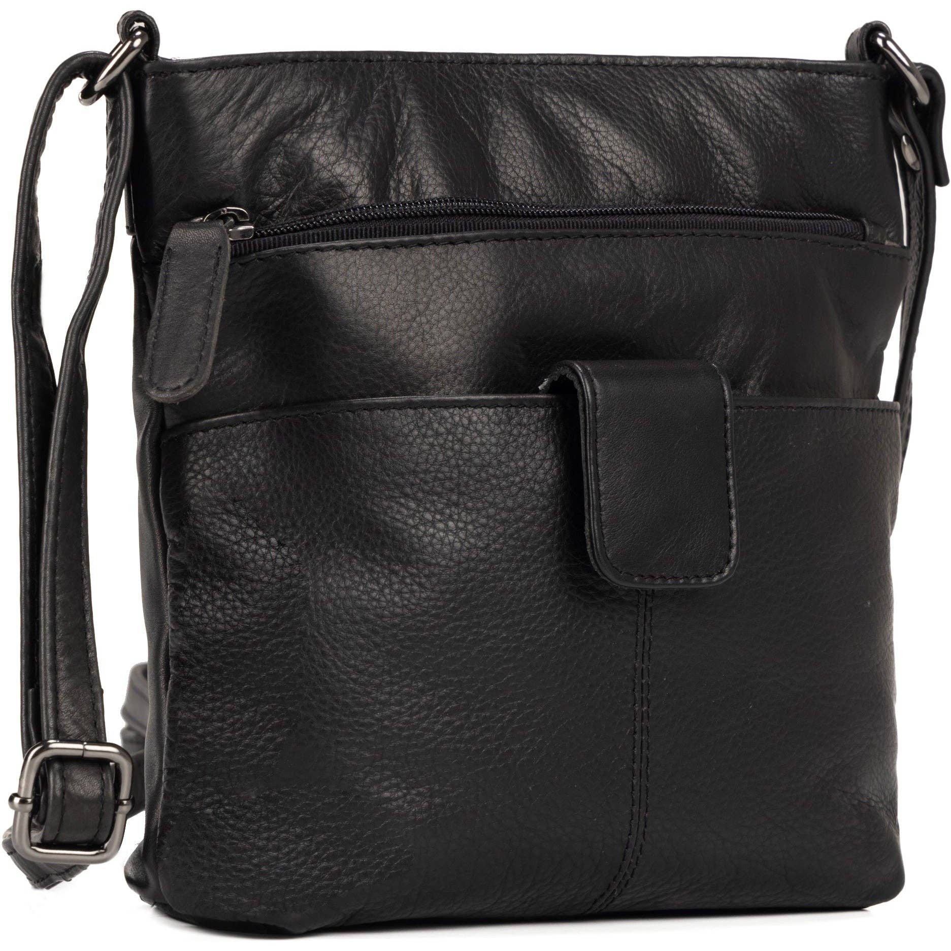 'Linde' Shoulder Bag - Black