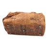'Munich' Leather Overnight Duffle Bag - Camel