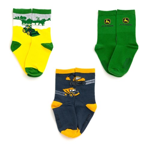 JD 3 Pack Crew Socks (2T-4T)