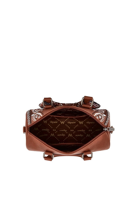 Wrangler Paisley Barrel Bag - Brown